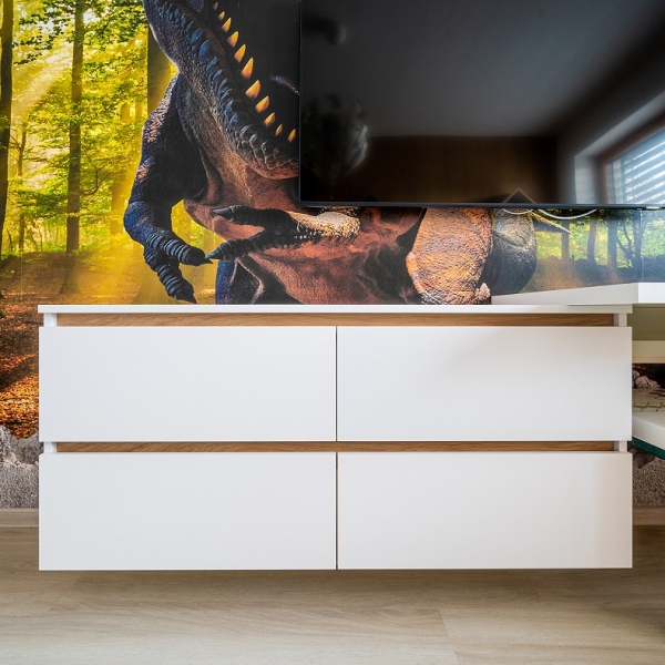 Dětský pokoj s dinosaurem